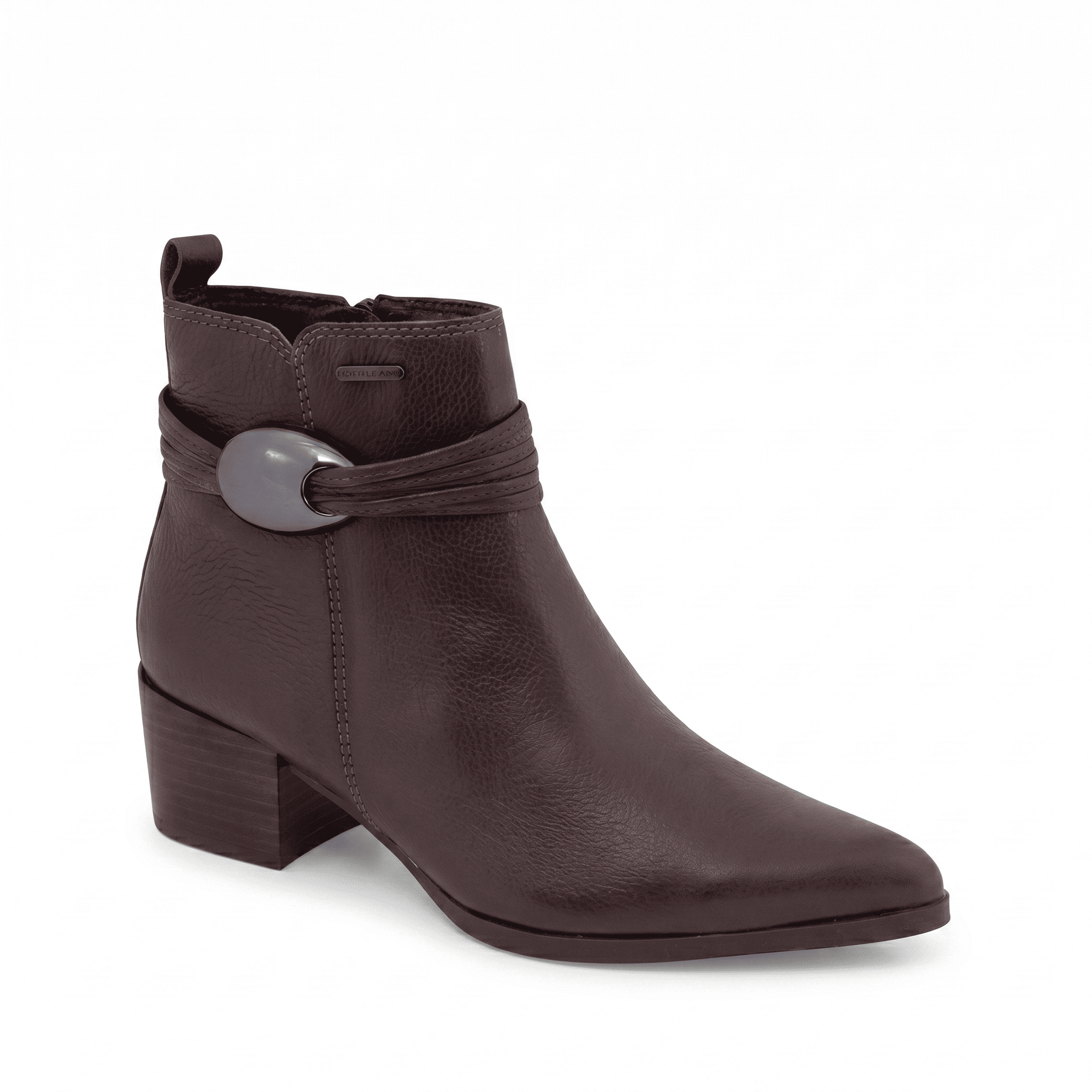 Botin punta mediano , taco cuadrado - 349314