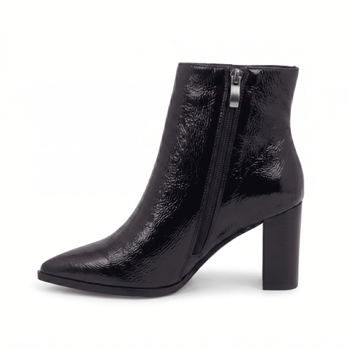 Botin alto punta taco cuadrado - 378101