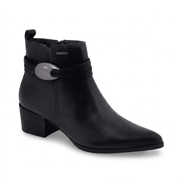 Botin punta mediano , taco cuadrado - 349314