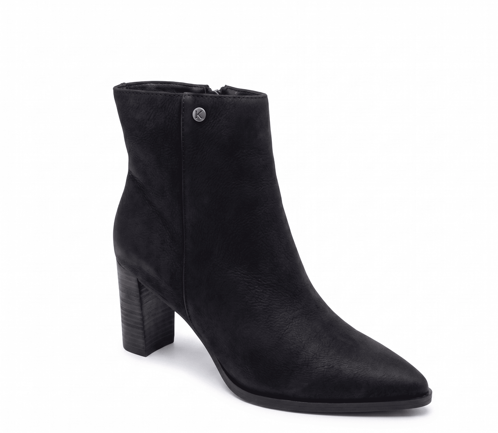 Botin alto punta taco cuadrado - 378101