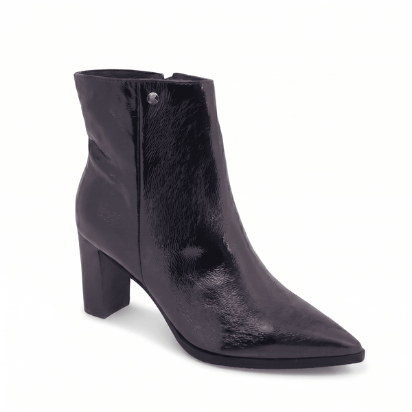 Botin alto punta taco cuadrado - 378101