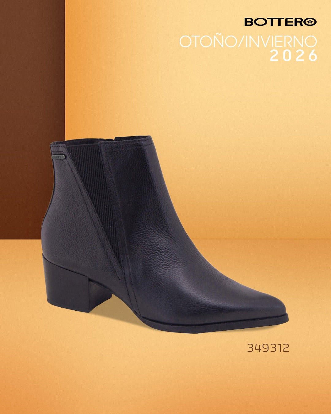 Botín de Cuero, Taco Bloque, Caña Corta