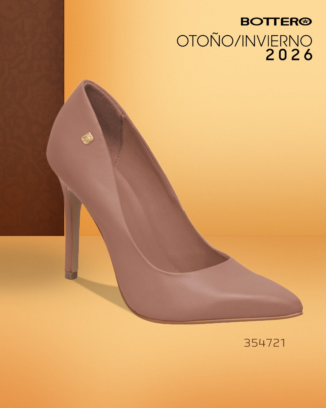 Zapato de Cuero Tipo Stiletto, Punta Fina y Taco Alto Elegante